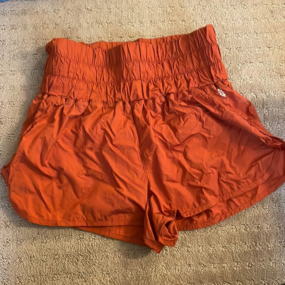 Orange FP movement shorts size large